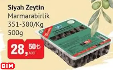 MARMARABİRLİK   SİYAH ZEYTİN